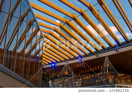 天王寺公園和Akira Harukasu的照明 123962316