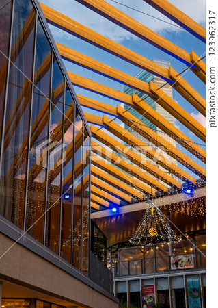 天王寺公園和Akira Harukasu的照明 123962317