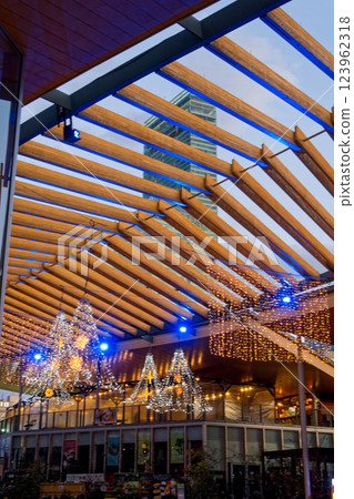 天王寺公園和Akira Harukasu的照明 123962318