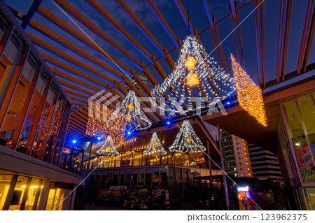 Illumination of Tennoji Park 123962375