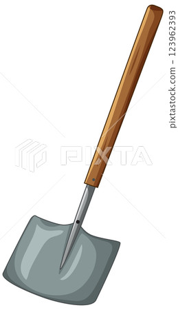 Garden Shovel with Wooden Handle Garden Shovel with Wooden Handle 123962393