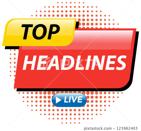 Dynamic News Headlines Illustration Dynamic News Headlines Illustration 123962403