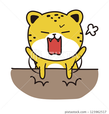 獵豹生氣了,敲打桌子 獵豹生氣了,敲打桌子 123962517