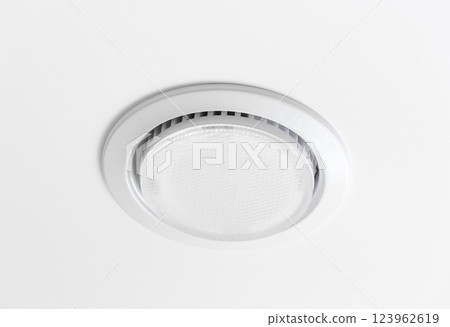 Ceiling light closeup 123962619