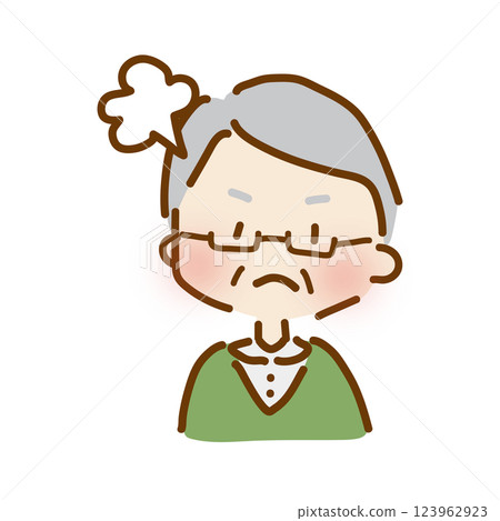 憤怒、放蕩、可愛的老頭 123962923