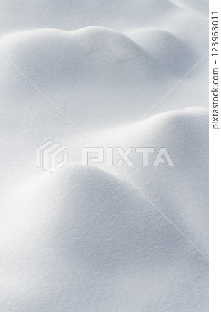 Bizarre shape snow 123963011