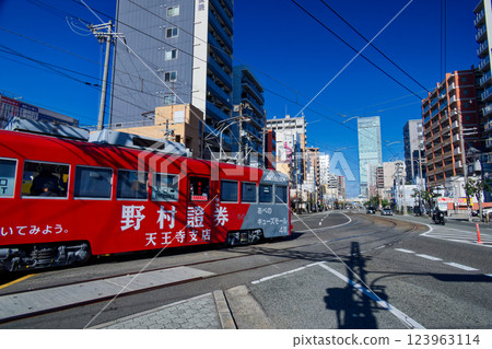 阿倍野Harukasu和Hankai火車 123963114