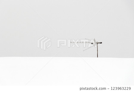 Lonely roof antenna Lonely roof antenna 123963229