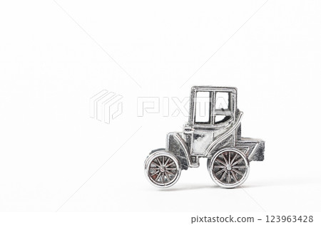 Metal model of the ancient car Metal model of the ancient car 123963428