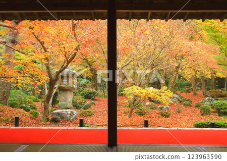 Enkoji Temple in autumn (Kyoto City) Enkoji Temple in autumn (Kyoto City) 123963590