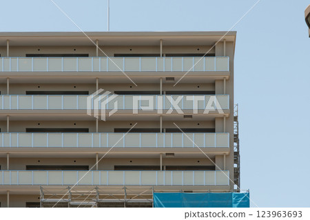 Apartment under construction 123963693