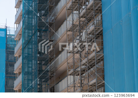 Apartment under construction 123963694