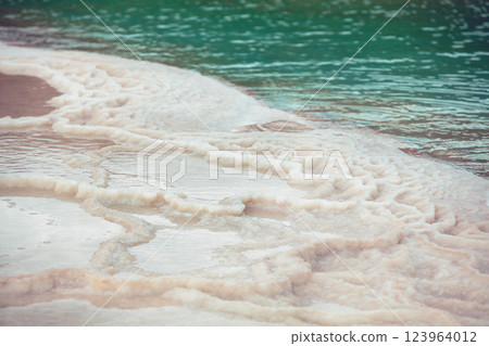 Dead Sea Salt. Natural abstract background Dead Sea Salt. Natural abstract background 123964012