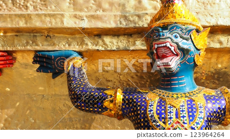 Wat Phra Kaew Guardian Deity 123964264