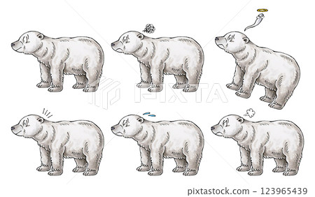 Polar bear set Polar bear set 123965439