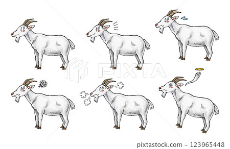 Goat Set Goat Set 123965448