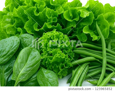 Green vegetables ② 123965852