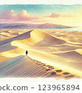 Going in the desert 123965894