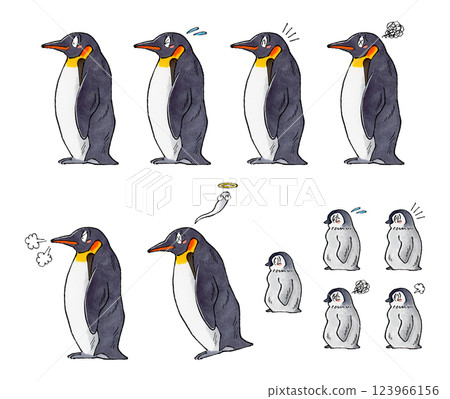 Emperor Penguin Set 123966156