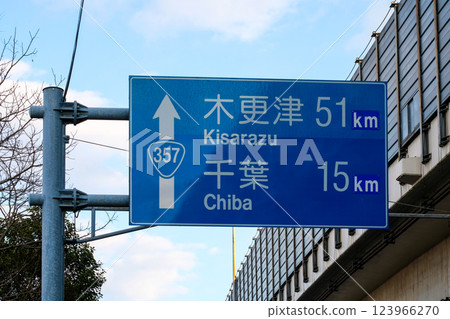 357號公路 路線 木更津 51km 千葉 15km 千葉縣習志野市 357號公路 路線 木更津 51km 千葉 15km 千葉縣習志野市 123966270