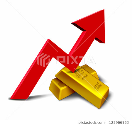 Gold Prices Rising Gold Prices Rising 123966563