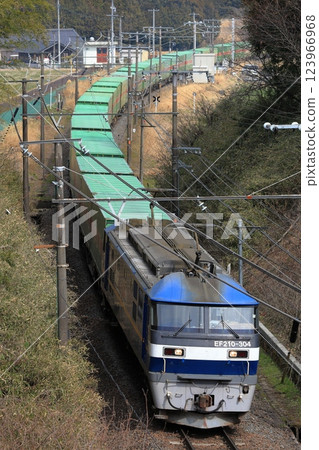 運行於東海道本線（新成線）的EF210次貨運列車 123966968