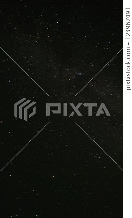 Starry Night Sky with Countless Twinkling Stars 123967091