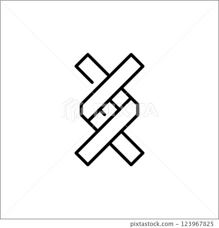 Viking knot icon 123967825