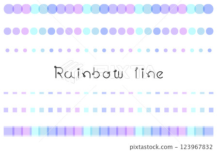 Pale blue line set Pale blue line set 123967832