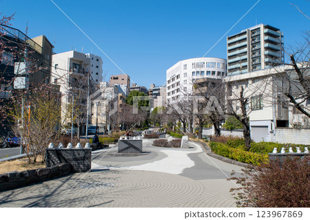 東京都台東區：隅田川至新吉原大門的水路遺跡、山屋堀公園 123967869