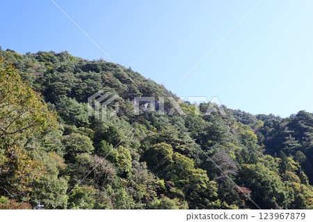 從昇仙峽望去的山 從昇仙峽望去的山 123967879