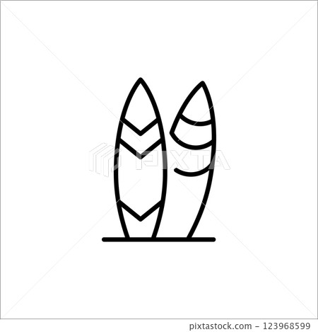 Surfing Icon 123968599