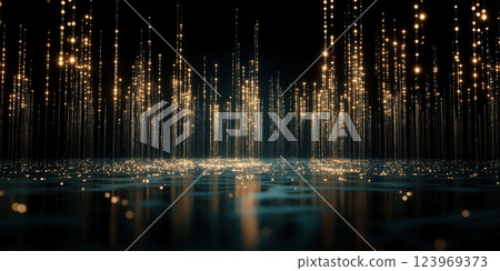 沐浴在金色光芒中的夢幻舞台 123969373