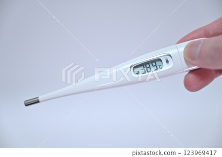 發熱溫度計 123969417