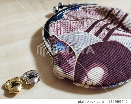 在筑波山購買的香蒲飾品和錢包 123969441