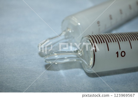 Glass enema Glass enema 123969567