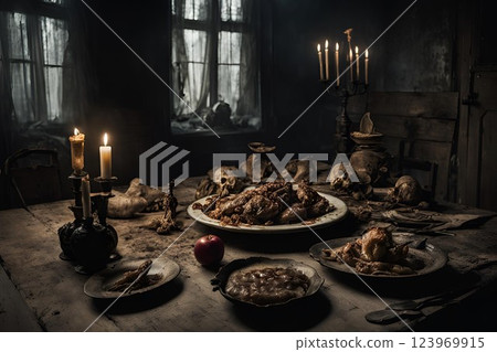 Creepy and Horror Dining Table 123969915