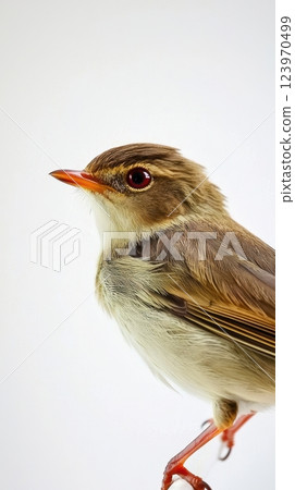 A stunning closeup image of a beautiful bird showcasing its vibrant and colorful features 123970499