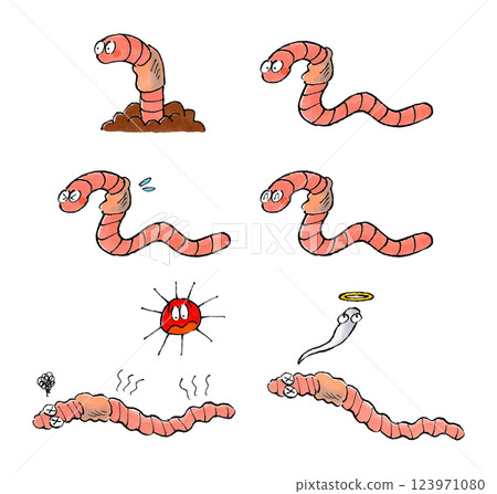 Earthworm set Earthworm set 123971080