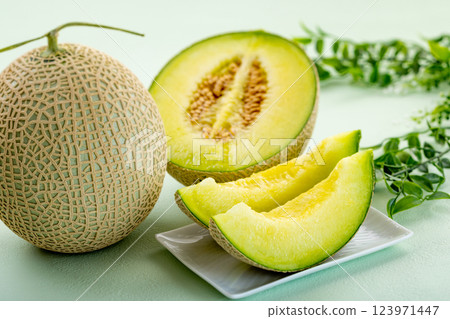 Cut melon Cut melon 123971447