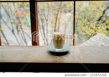 Breakfast in the cafe in the morning Breakfast in the cafe in the morning 123972249