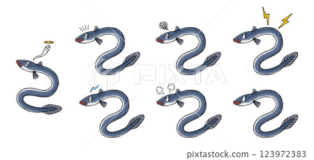 Eel set Eel set 123972383