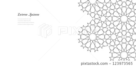 Geometry Abstract Starry Retro Traditional Pattern background Geometry Abstract Starry Retro Traditional Pattern background 123973565