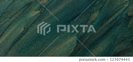 Abstract Background with Iridescent Green-Blue Textures and Shimmering Surface Abstract Background with Iridescent Green-Blue Textures and Shimmering Surface 123974443