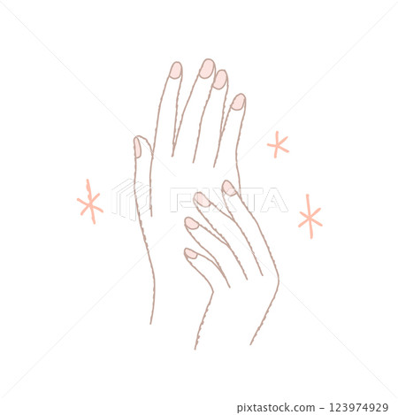 Hand care: Beautiful hands 123974929