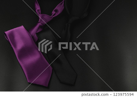 Gifts for fathers day featuring elegant ties to celebrate dad 123975594