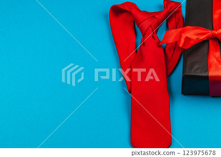 Gifts for fathers day featuring elegant ties to celebrate dad 123975678