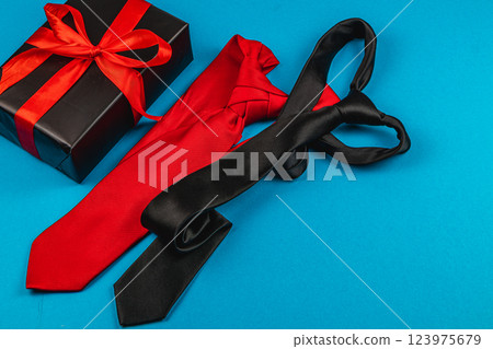Gifts for fathers day featuring elegant ties to celebrate dad Gifts for fathers day featuring elegant ties to celebrate dad 123975679