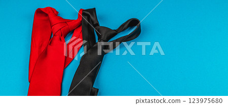 Gifts for fathers day featuring elegant ties to celebrate dad 123975680