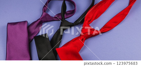 Gifts for fathers day featuring elegant ties to celebrate dad 123975683